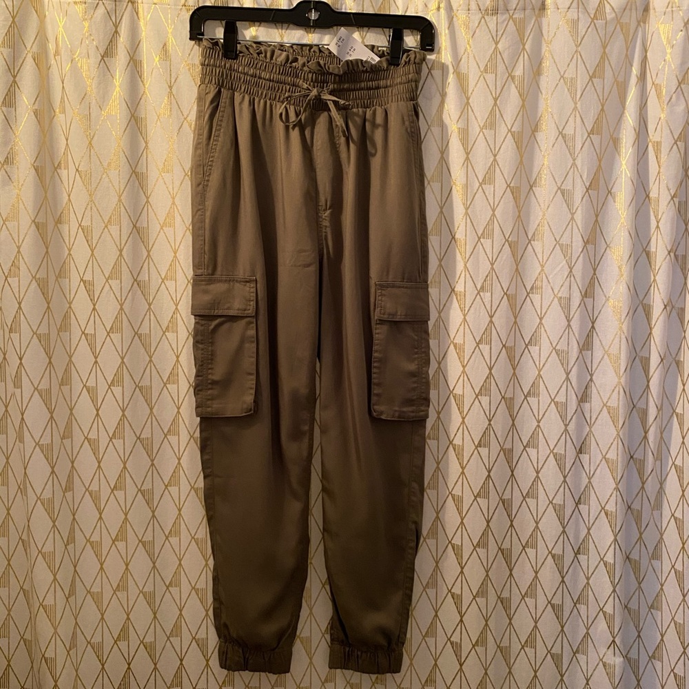 Never worn Abercrombie Cargo Joggers with tags.